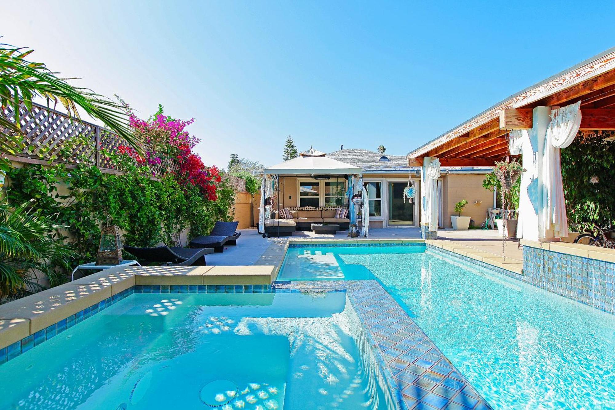 Oasis With Pool And Music Studio By Benvenu Лос Анджелис Екстериор снимка